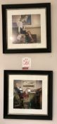 2 x Ex Display Wall Mounted Kelley Pictures | 18" x 18"