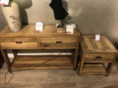 Ex Display Memphis Console & Lamp Table | RRP£1,064