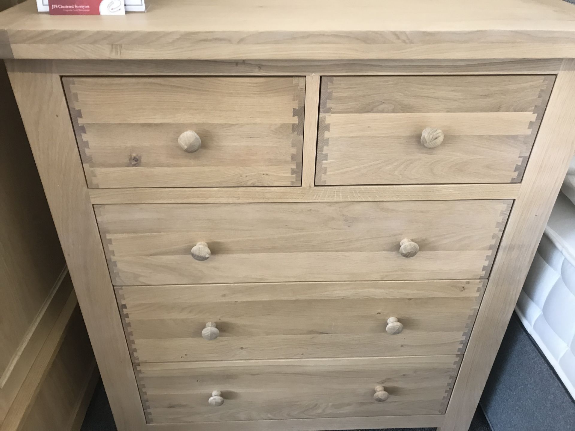 Ex Display Capraia 3 & 2 Drawer Chest | RRP£705 - Image 2 of 3