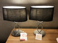Pair of Ex Display Ninette M1906 Table Lamps | RRP£159