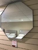 Ex Display Bowie Octagon Wall Mounted Mirror | Silver | 800 x 800 x 20mm