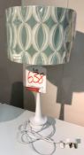 Ex Display Table Lamp w/ Fabric Shade