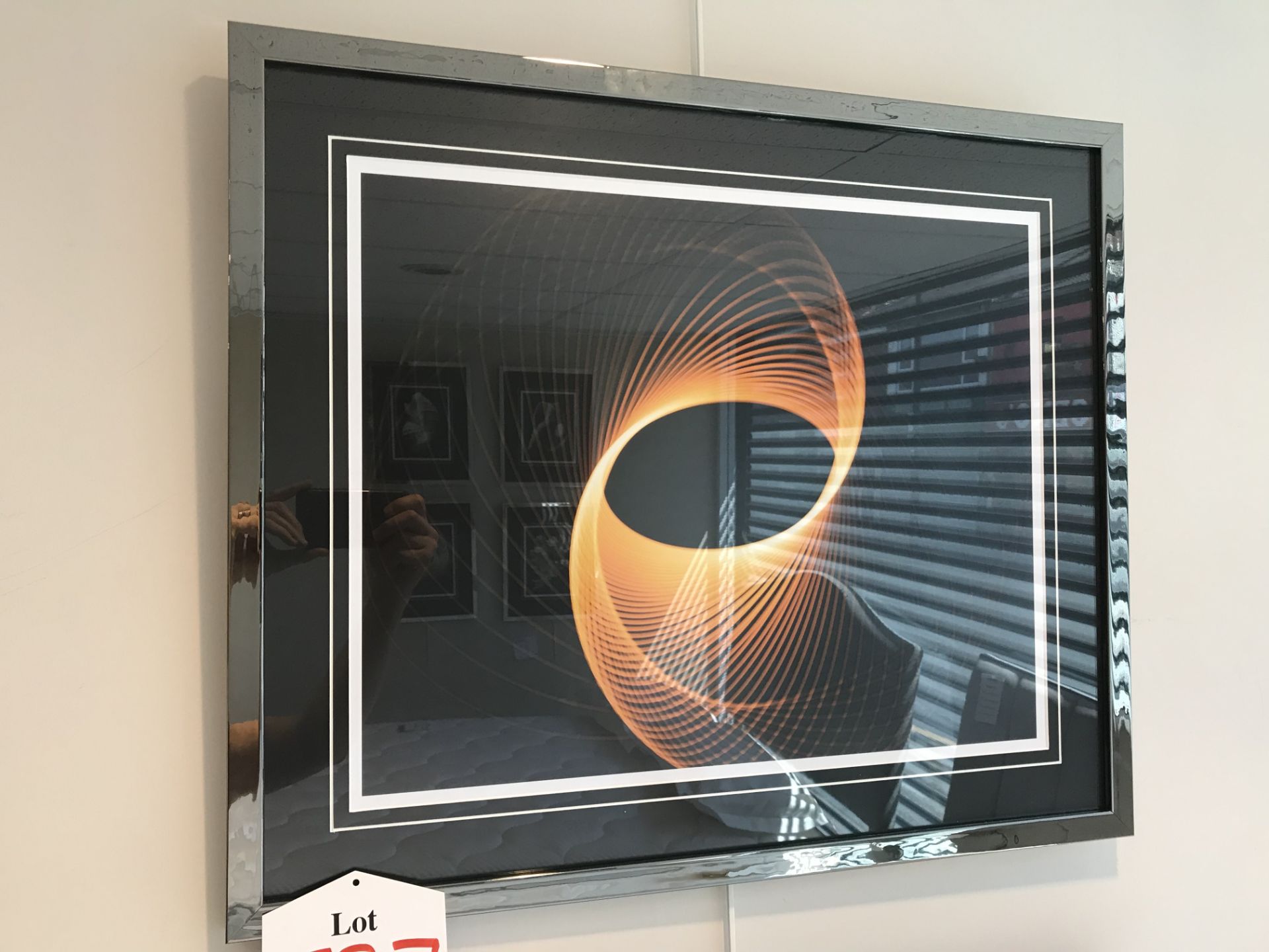 2 x Ex Display L K Bradley Orange Spiro Pictures | 24" x 20" | RRP£278 - Image 2 of 8