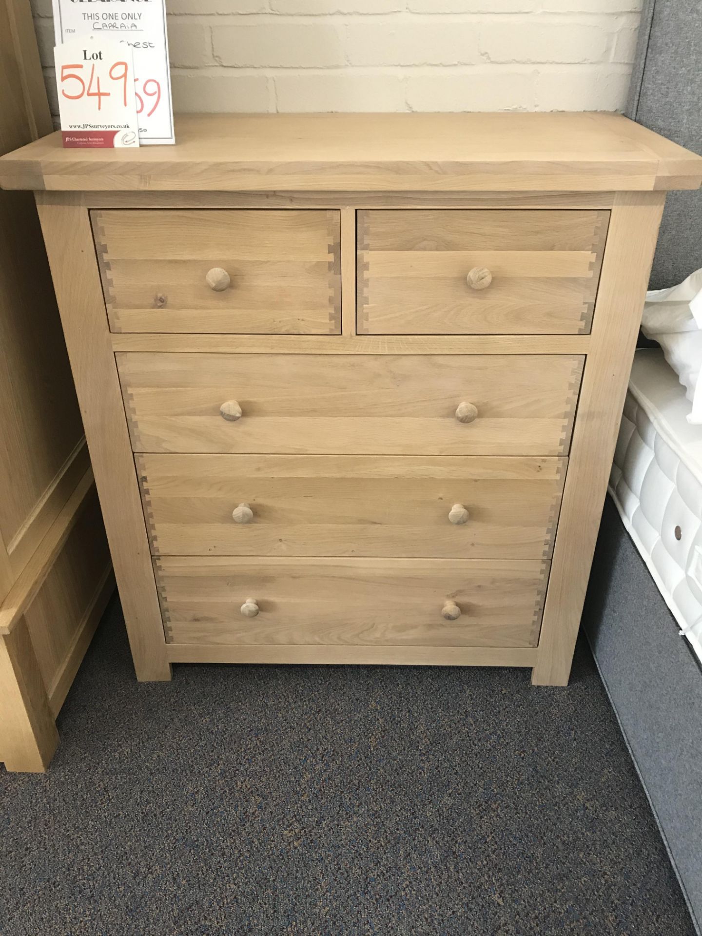 Ex Display Capraia 3 & 2 Drawer Chest | RRP£705