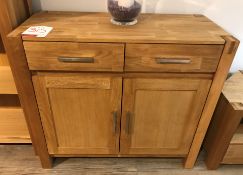 Ex Display Unique Royal Oak 2 Door Sideboard Unit | RRP£795