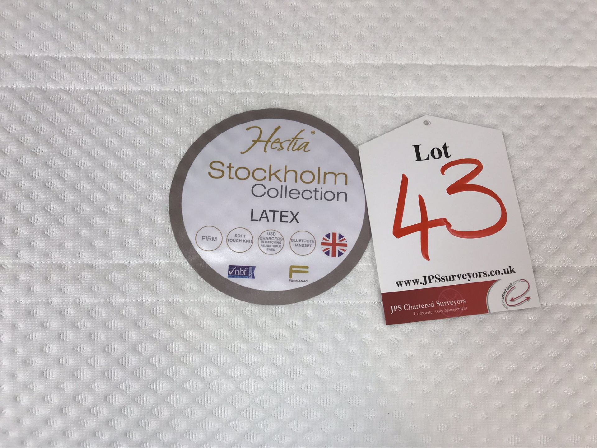 Ex Display Hestia Stockholm Latex/Memory Foam Motion Plus Super King Bed Set w/ Adjustable Bed Frame - Image 2 of 6