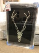 BNIB Wall Mountable Rustic Mount 1 Stag Picture | 36" x 24"