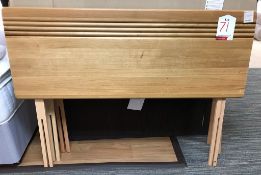 Ex Display Flute Solid Oak 150cm Headboard