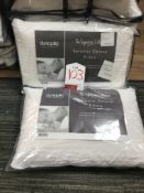 2 x Dunlopillo Signature Collection Serenity Deluxe Slim Pillows | RRP£95