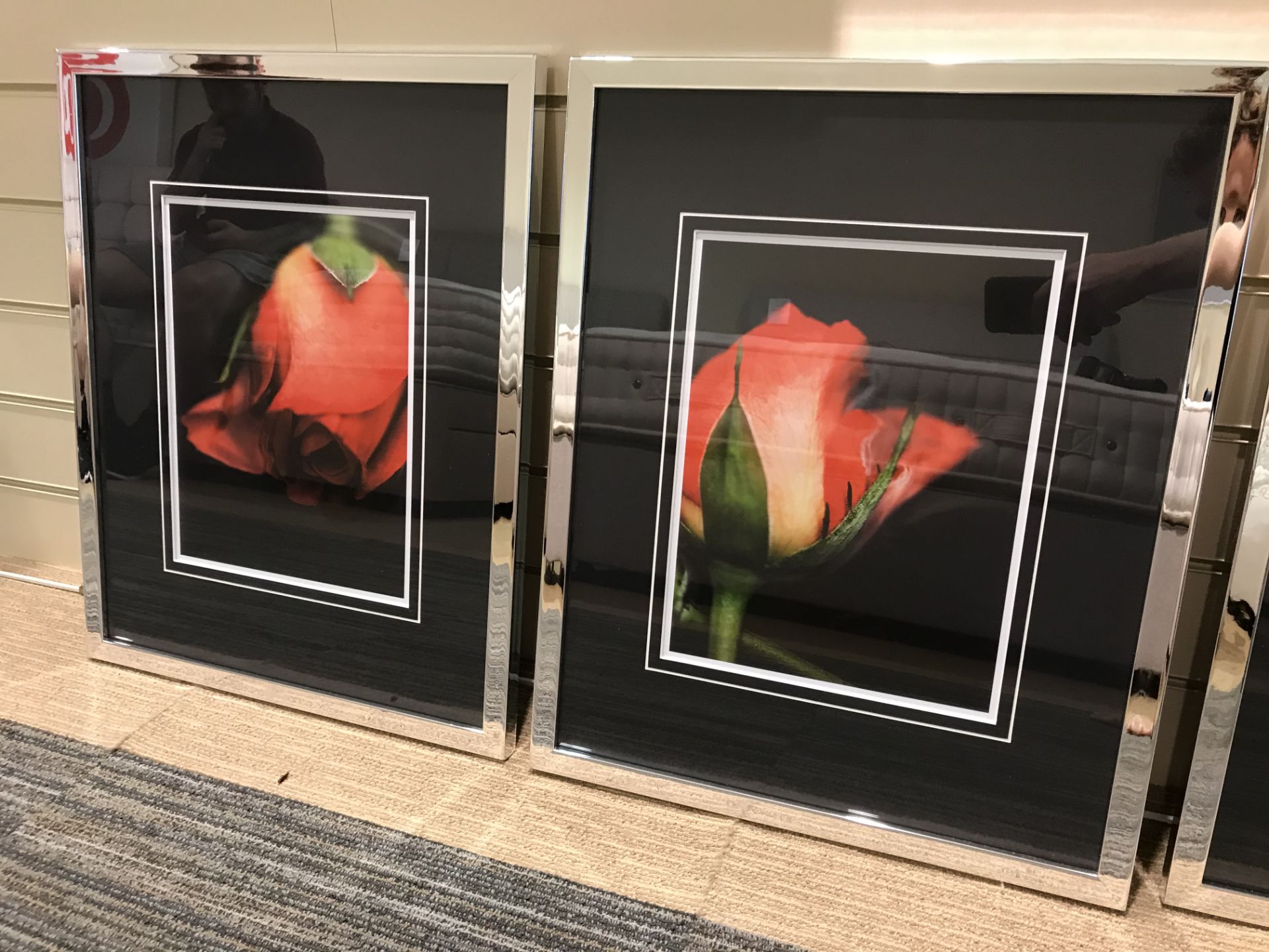 4 x Various Ex Display L K Bradley Wall Mounted Flower Themed Pictures | 20" x 16" - Image 3 of 6