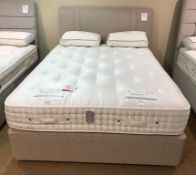 Ex Display Harrison Rosario 9700 King Size Mattress w/ 4 Drawer Bed Frame & Headboard in Sandpiper |