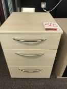 Ex Display Nolte Alegro 3 Drawer Bedside Cabinet | RRP£549