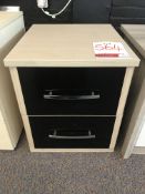 Ex Display Azure 2 Drawer Bedside Cabinet | RRP£269