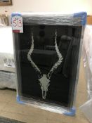 BNIB Wall Mountable Rustic Mount 1 Antelope Picture | 36" x 24"