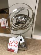 Ex Display Small Libra Armillary Sphere/Globe in Nickel | RRP£165