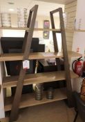 Ex Display Bentley Designs Cadell Rustic Oak Open Display Unit - RRP£825