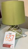 Ex Display Pacific Table Lamp in Green