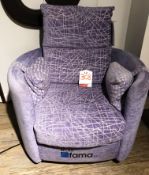 Ex Display Fama Venus Swivel Recliner Chair w/ Seat, Back & Side Cushions | RRP£1,026