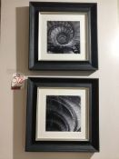 2 x Ex Display Wall Mounted Incado 'Stairwell' Pictures | 16" x 16"