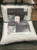 2 x Dunlopillo Signature Collection Serenity Deluxe Slim Pillows | RRP£95