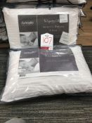 2 x Dunlopillo Signature Collection Serenity Deluxe Slim Pillows | RRP£95