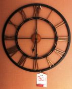 Ex Display Wall Mounted Libra Analog Clock