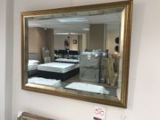 Ex Display Strasbourg 8011.BGB Wall Mounted Mirror | Gold | 89 x 119cm