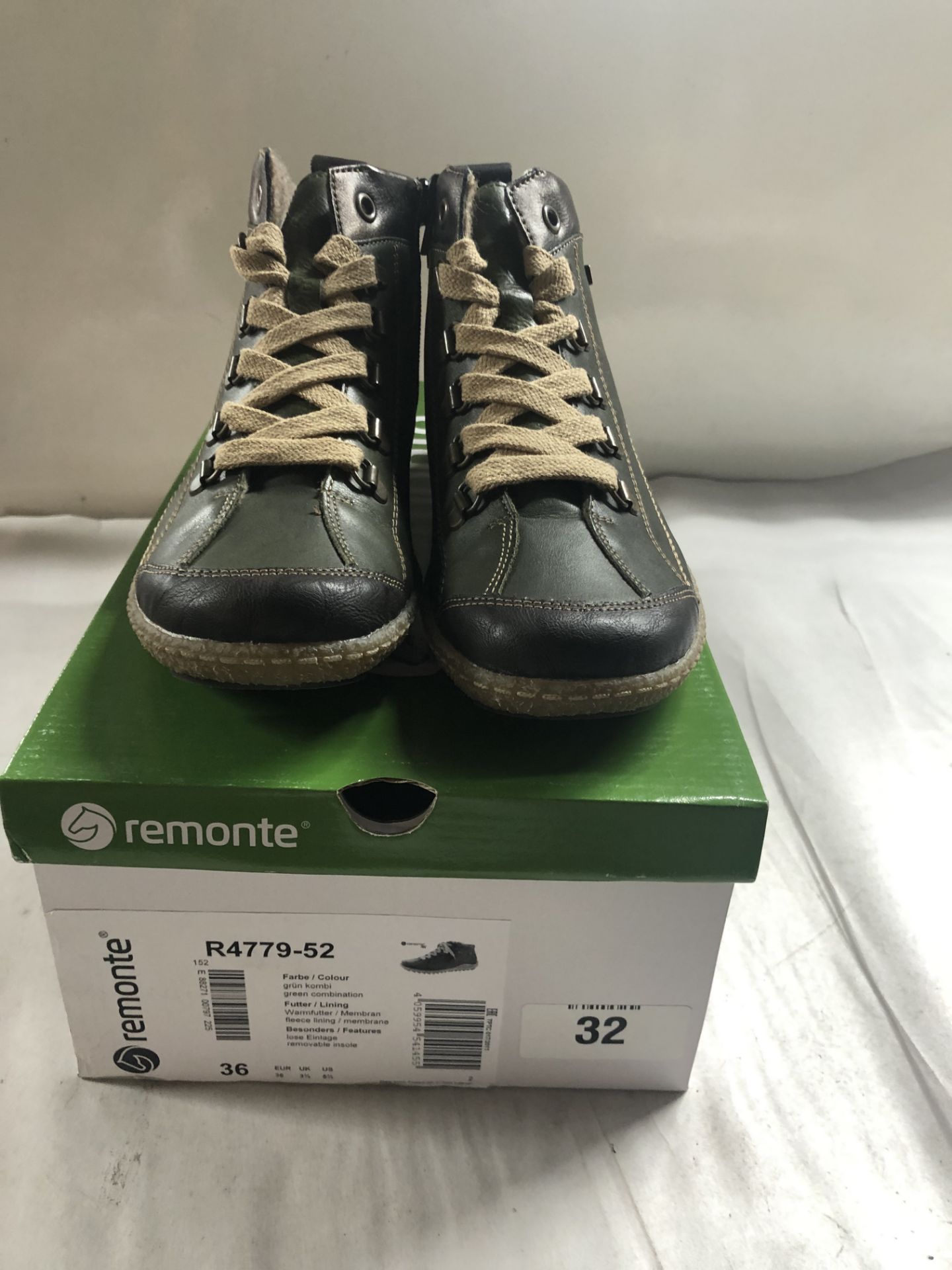 Remonte High Top Boots. UK 3.5 - Image 2 of 3