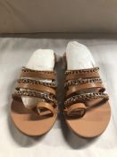 Ancient Greek Sandals Niki Chains Sandals. EU 40 RRP £149.00