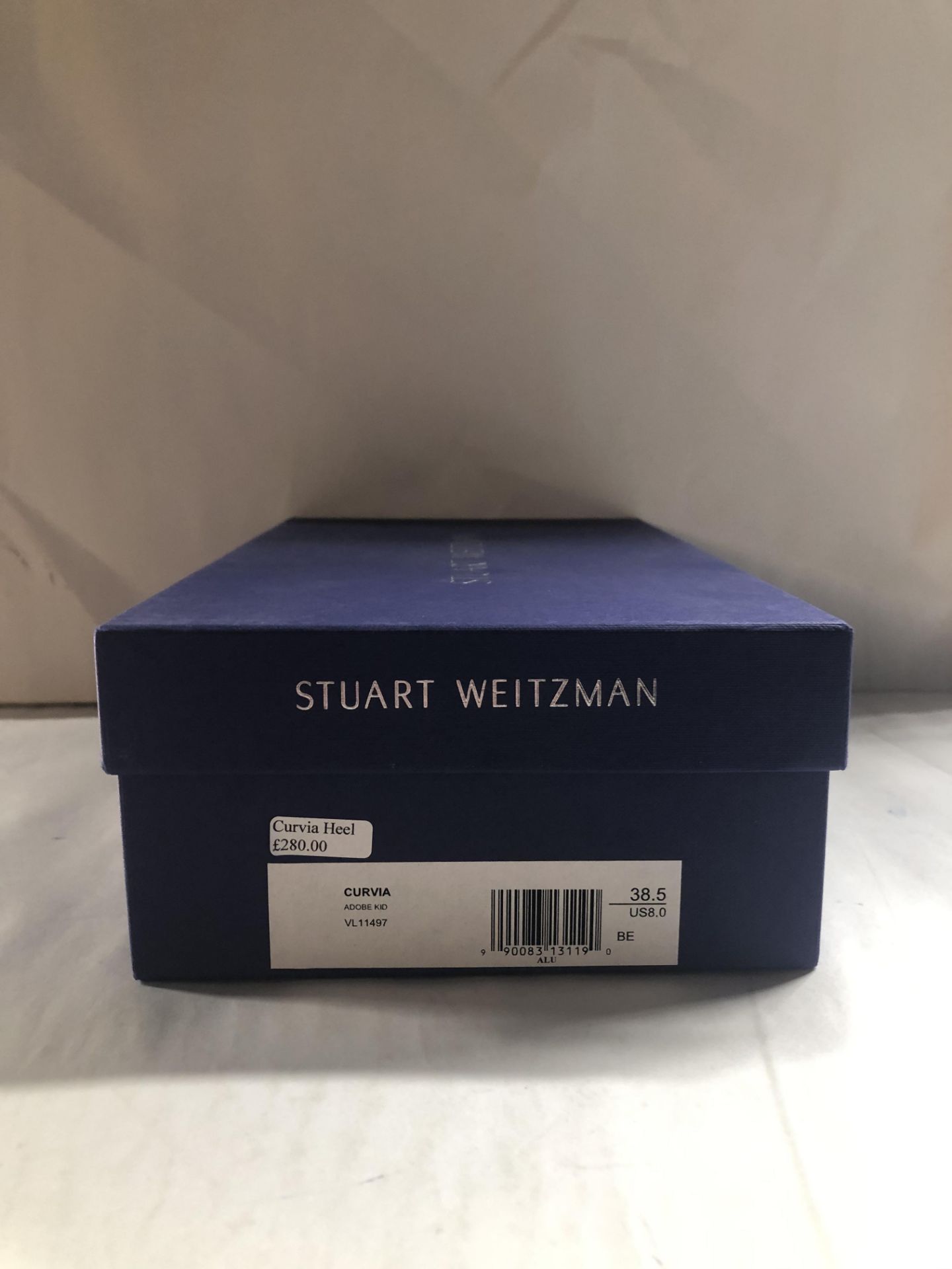 Stuart Weitzman Curvia Adobe Kid Heels. EU 38.5 RRP £280.00 - Image 2 of 2