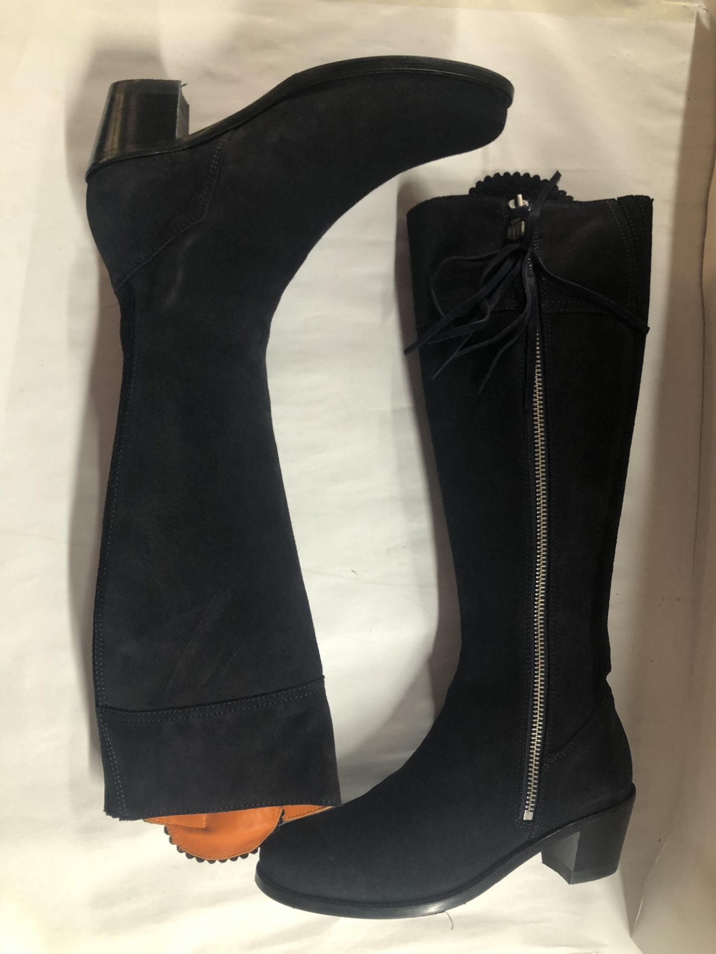 Fairfax And Favor Suede Heeled Regina Boots Sporting Fit.EU 41,UK 7.5 RRP £345.00