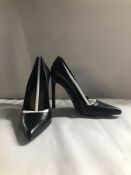 Stuart Weitzman Tia Black Supple Kid Heels. EU 37 RRP £290.00