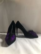 Loriblu Fuscia Fur Heels. EU 41 RRP £349.00