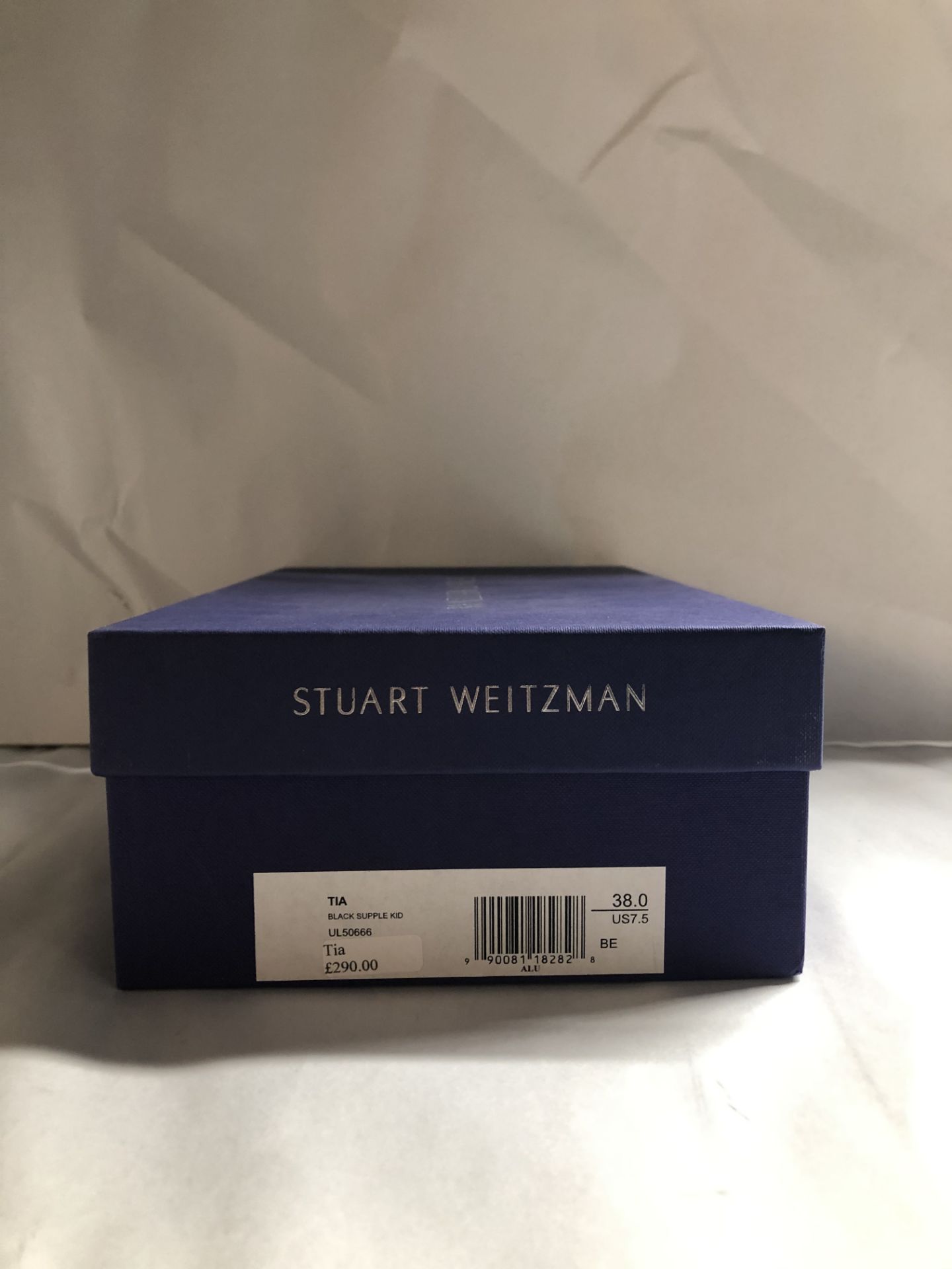 Stuart Weitzman Tia Black Supple Kid Heels. EU 38 RRP £290.00 - Image 2 of 2