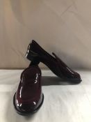 AGL Plum-Chianti Loafers. EU 40