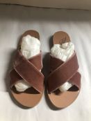 Ancient Greek Sandals Thais Criscross Shoes.EU 37 RRP £149.00