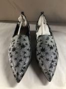 Nicholas Kirkwood Beya Star Jacquard Heels. EU 40 RRP £325.00