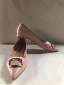 Rupert Sanderson London Bedfa Pebble Flat Pointed-Toe Shoes. EU 40 RRP £495.00