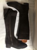 Fairfax And Favor Suede Heeled Regina Boots. EU 41 RRP £345.00