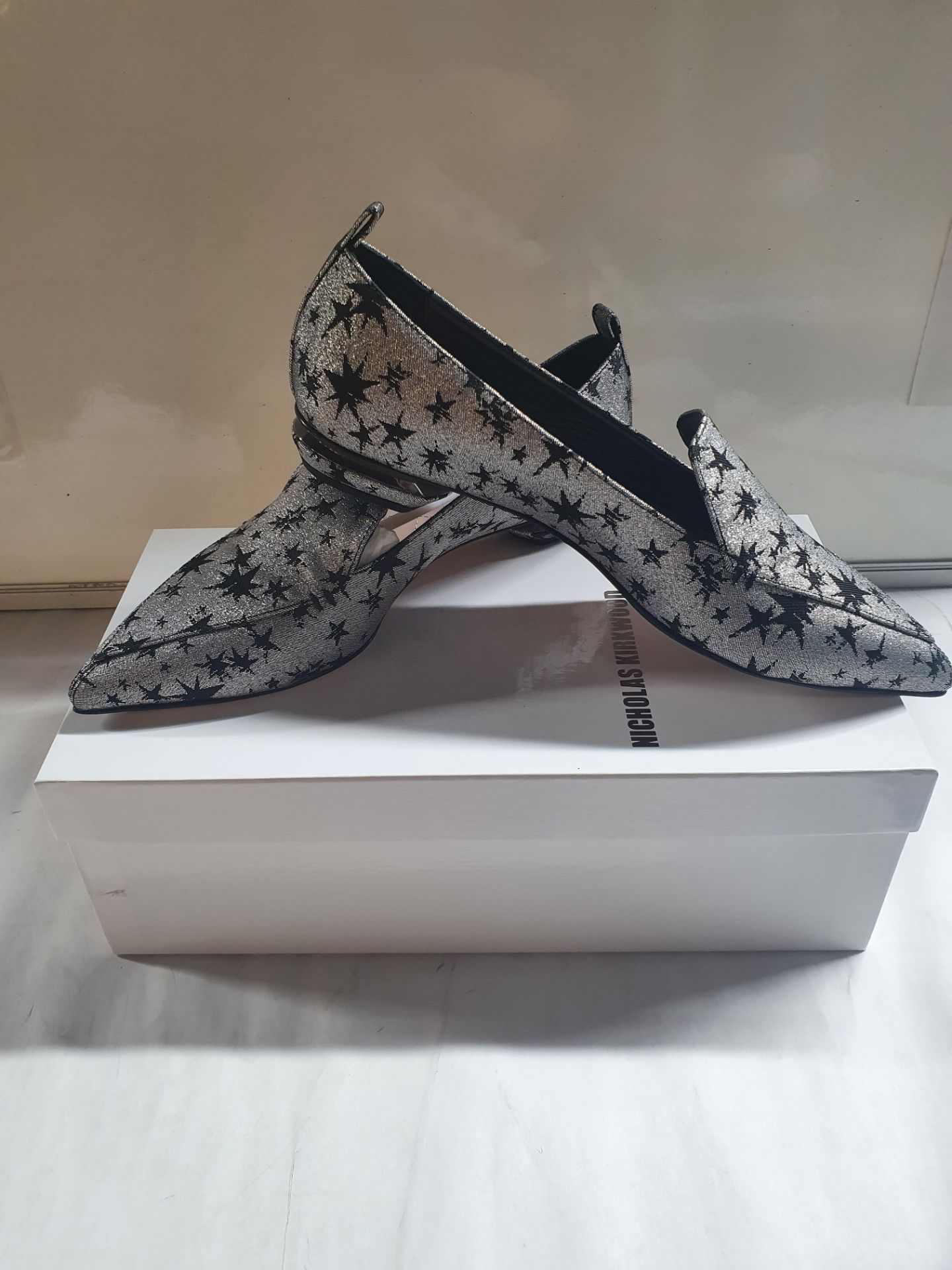 Nicholas Kirkwood Beya Star Jacquard Heels. EU 39 1/2 RRP £325.00 - Image 2 of 2