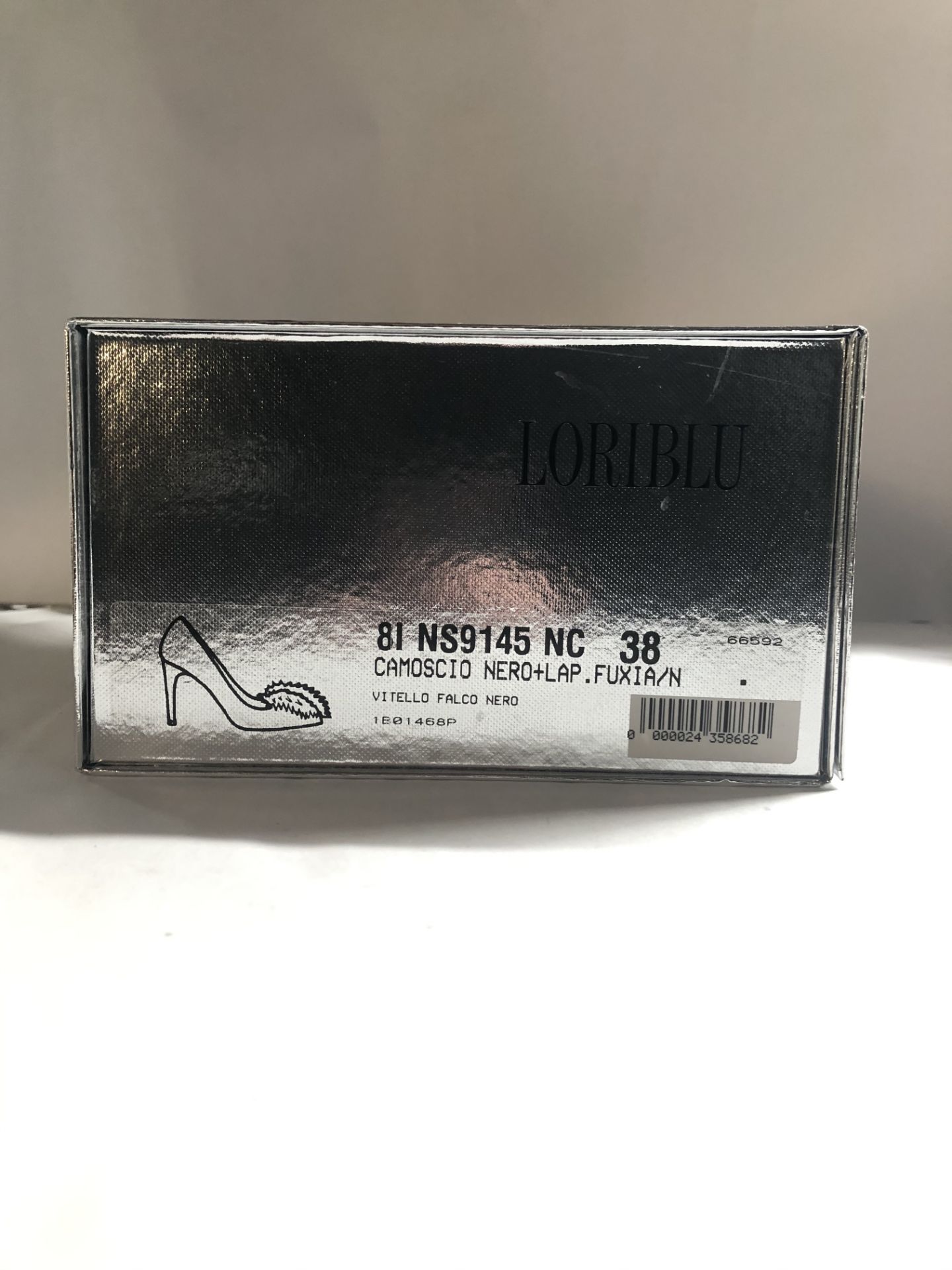 Loriblu Fuscia Fur Heels. EU38 RRP £349.00 - Image 2 of 2