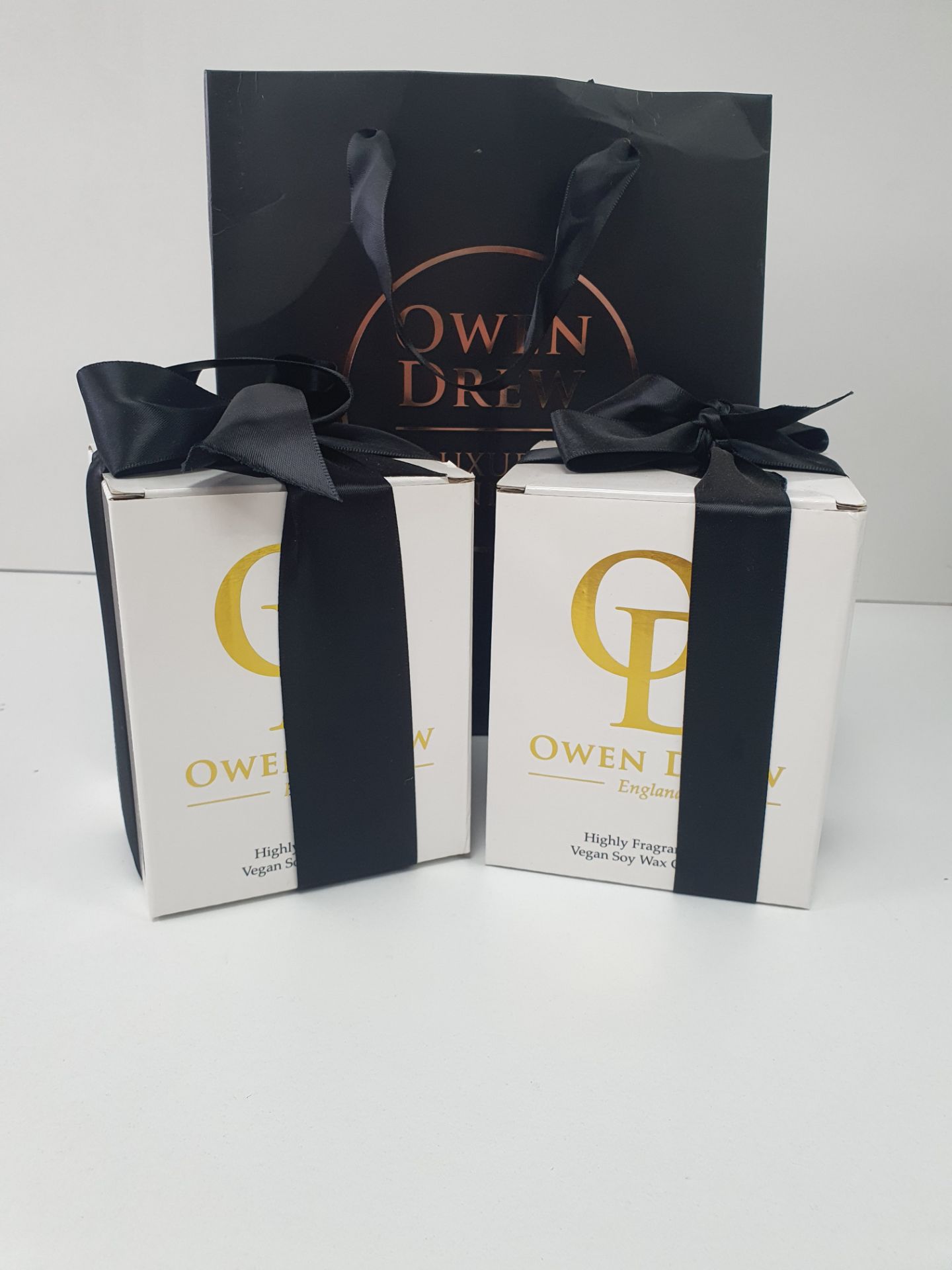 2 x Owen Drew Vegan Soy Wax Candles | RRP £40.00