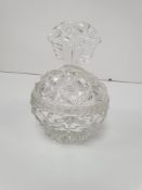 Cut Glass Bon Bon/Trinket Jar