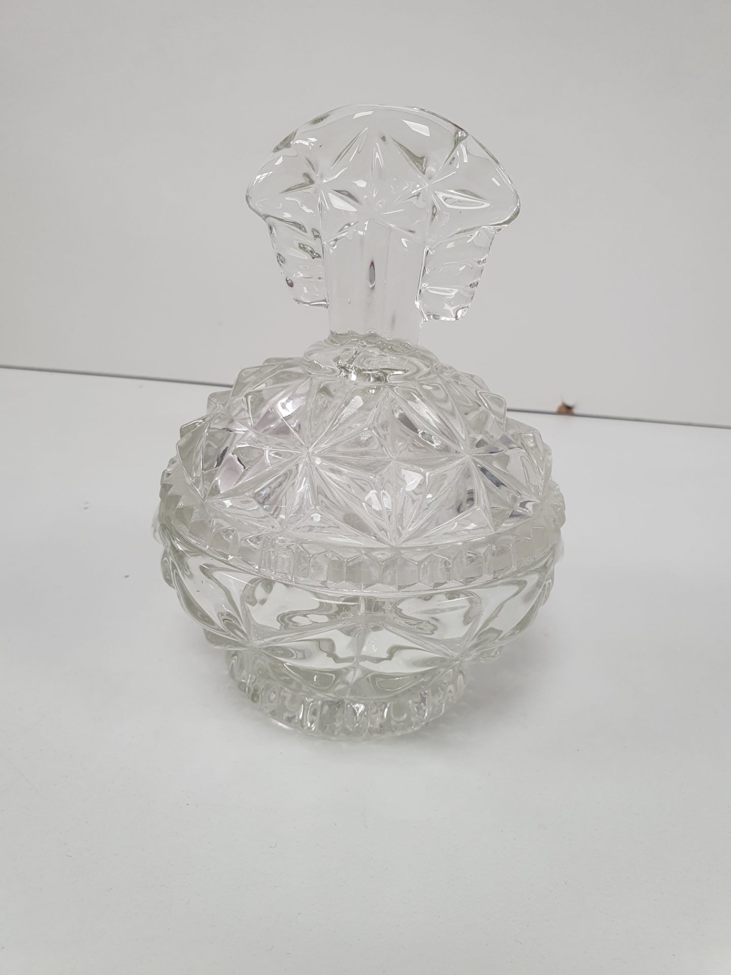 Cut Glass Bon Bon/Trinket Jar