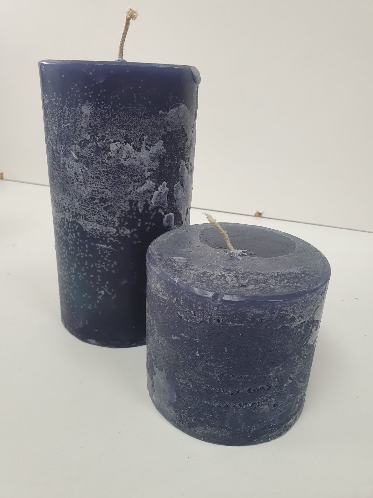 2 x Large Candles | Blue