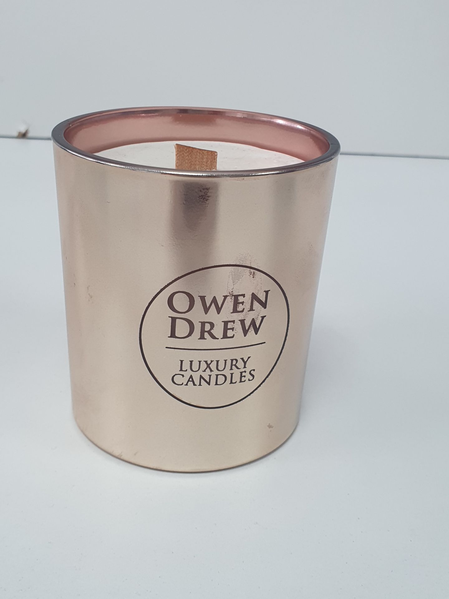 Owen Drew Luxury Carrara Marble Candle | RRP £50.00 - Image 2 of 2