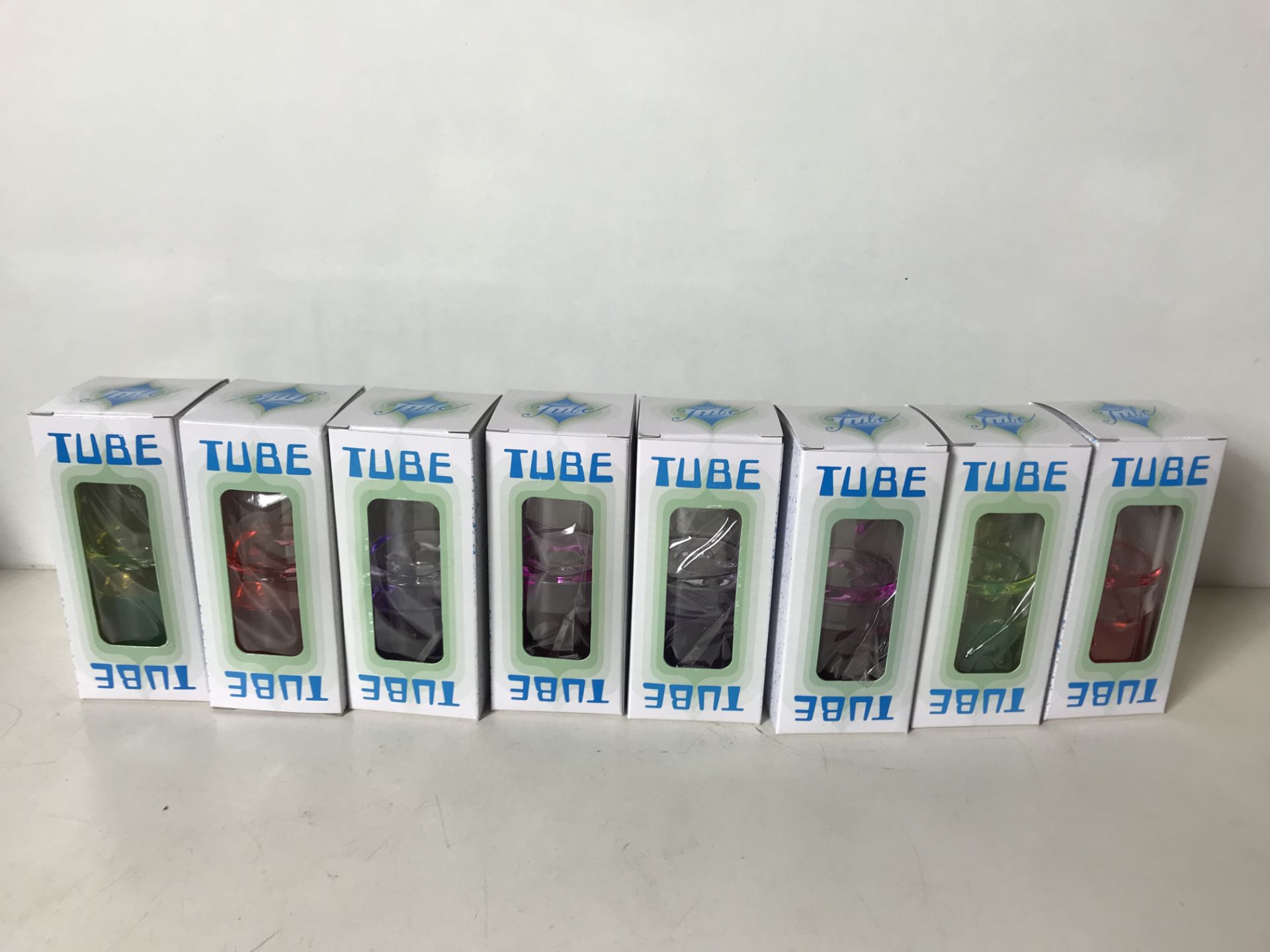 8 x Tube Slime Hour Glass Toys