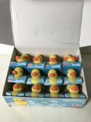 Box of 24 Yellow Rubber Ducks