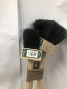 4 x Forester 5'' Long Handled Tar Brushes