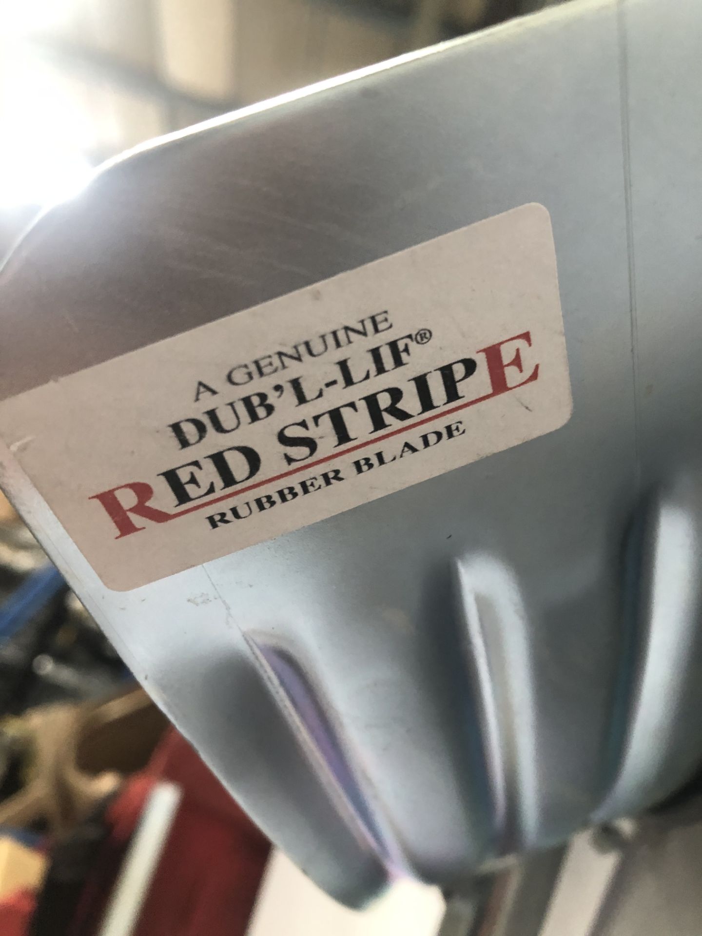 2 x Red Stripe 22'' Curved Squeegees